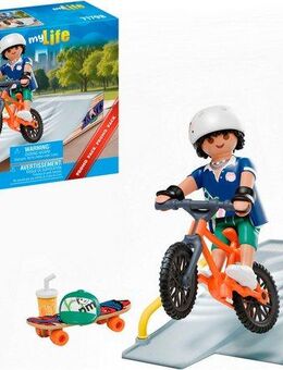 Playmobil® Skateboard mit Rampe (71798), My Life Konstruktions-Spielset, (17 St), Made in Europe