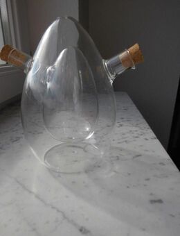 Rosenstein&Söhne 2in1 Essig- und Öl-Spender Glas Tisch-Deko 5,- - Flensburg