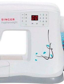 Singer Nähmaschine Featherweight C240, 70 Programme, 70 Stiche, Singer Komfort Transport