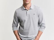 Gant Poloshirt REG SHIELD LS PIQUE RUGGER mit Logotickerei auf der Brust