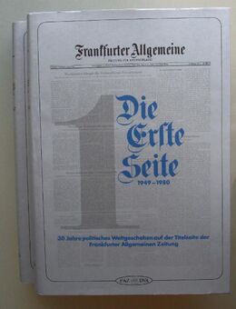Die Erste Seite: Das pol. Weltgeschehen auf FAZ-Titelseiten 1949-80 - Münster