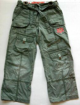 KANZ-Mädchen-Hose, Gr. 110, olivgrün - Münster