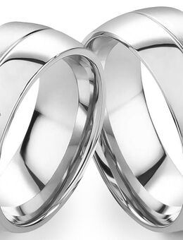 Edelstahlringe E175 mit Zirkonia oder Diamant und Gravur - Aholming