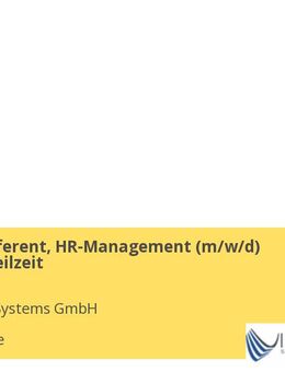 Personalreferent, HR-Management (m/w/d) Vollzeit / Teilzeit - Karlsruhe