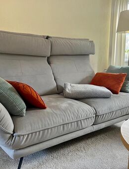 Hukla 2,5 Sitzer Sofa Microfaser grau TOP ZUSTAND! - Uder