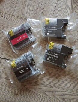 Druckerpatronen Kompatibel Brother LC121 LC123XL 3xBlack 1x Magenta NEU - Sonneberg