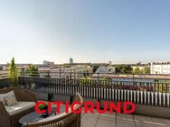 Neuhausen/Zentrale Citylage: Exklusive Dachterrassenwohnung mit Panoramablick - München