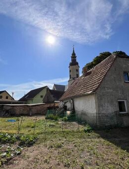 Landsberg OT Klepzig: Einfamilien-Lehmhaus zum Sanieren mit schönem Garten, Anbau möglich - Landsberg