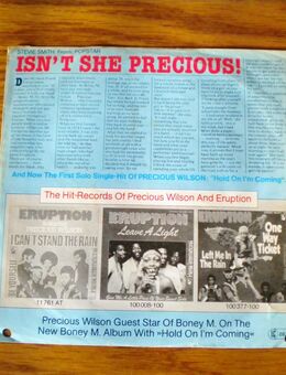 Precious Wilson,Hold on I´m coming-Funky Dancer-Vinyl-SL,1979 - Linnich