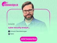 Cyber Security Analyst (m/w/d) - Berlin