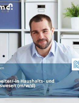 Sachbearbeiter/-in Haushalts- und Rechnungswesen (m/w/d) - Nürtingen