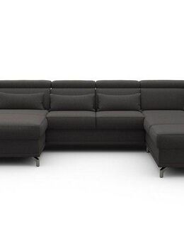 sit&more Wohnlandschaft Cabrio U-Form, B: 359 cm, mit Sitztiefen-, Arm- & Kopfteilverstellung, 3 Nierenkissen, Federkern, optional Bettfunktion und Stauraum