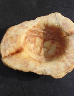 Alabaster? Ascher Aschenbecher Naturstein 17 cm Vintage Deko 5,- - Flensburg