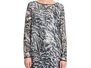 Betty&Co Paillettenkleid Betty & Co Pailletten-Kleid mit U-Boot-Ausschnitt Material