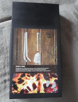 Grillbesteck Edelstahl 2-teilig in OVP - Kolkwitz