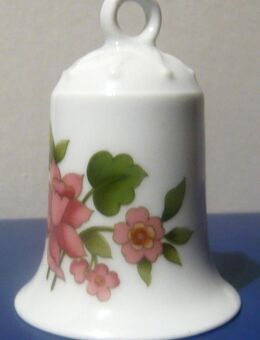 Hutschenreuther Porzellan Sammelglocke mit Blumenmotiv - Amberg