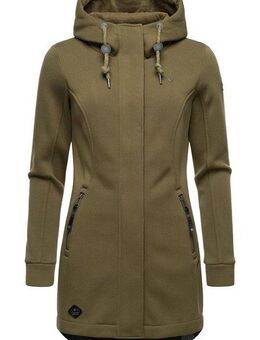 Ragwear Kapuzensweatjacke Letti Bonded Sportliche Kapuzenjacke in Feinstrick-Optik