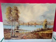 Bild "Landschafts-Panorama" ohne Bilder-Rahmen 70 x 50 cm - Simbach (Inn)