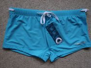 Desmiit Beachwear Badehose Swim Trunks Brief hellblau weiß XL - Niddatal