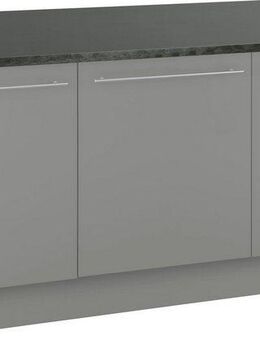 OPTIFIT Kücheninsel Bern, mit durchgehender Arbeitsplatte als Theke, Breite 160 cm