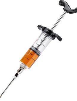 GEFU Marinierspritze BBQ, abnehmbare Nadel, 30 ml