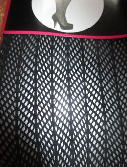 NEU Original verpackt * Sexy * aufregend * DESIGNER * Netz- Strümpfe * Strumpfhose * Leegs * Gr. 36- 38/ S * black - schwarz * Gothic * - Riedlingen