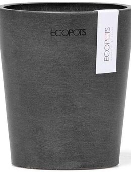 ECOPOTS Blumentopf Morinda Orchidee 11 Dunkelgrau, für den Innenbereich