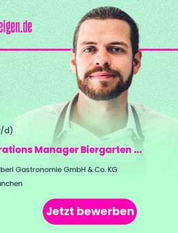 Operations Manager Biergarten 4.0 (m/w/d) - München