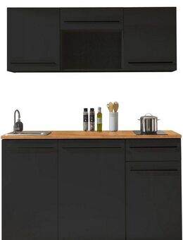 BASIC by Balculina Pantryküche Jazz Singleküche, Breite 160 cm, wahlweise mit E-Geräten und Mikrowelle