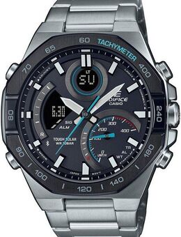 CASIO EDIFICE Smartwatch, Solaruhr,Armbanduhr,Herrenuhr,Stoppfunktion,Edelstahlarmband,Bluetooth
