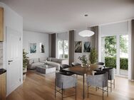Balkon, Aufzug, Stellplatz, Fußbodenheizung, Rollladen: Zweizimmerwohnung in Wünsdorf - A+ Effizienz - Zossen