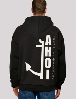 F4NT4STIC Kapuzenpullover Ahoi Anker Knut & Jan Hamburg Print