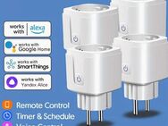 WLAN-Smart-Plug mit Energieüberwachung – 4er-Pack mit Sprachsteuerung, Fernbedienung, Timer & Zeitplan – Kompatibel mit Alexa & Google - Wuppertal