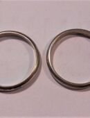 2 Silberringe punziert 800 in 03042