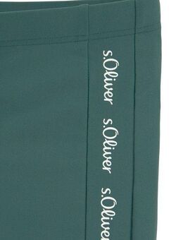 s.Oliver Boxer-Badehose mit Markenschriftzügen