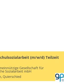 Fachkraft Schulsozialarbeit (m/w/d) Teilzeit - Fischbach (Landkreis Kaiserslautern)