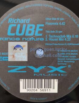 Richard Cube – Trance Nature 1996 12" Vinyl Trance - München Bogenhausen
