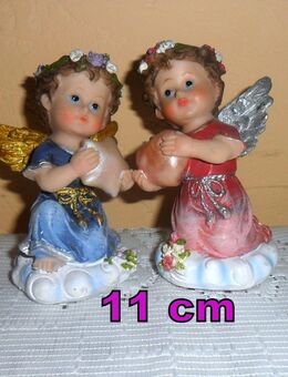 aus Spanien..2er Set Deko Engel 11 x 7 cm..Handbemalt.. - Neunkirchen (Nordrhein-Westfalen)