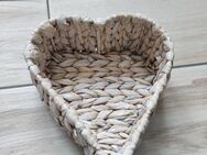 Flecht Bast Korb Schale Herz 21 x 20 x 10 cm - Hagen (Teutoburger Wald)