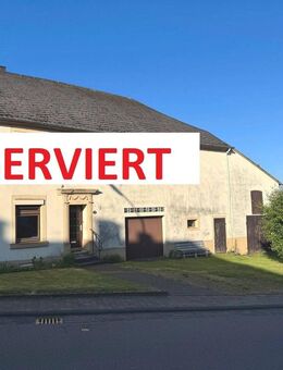 (RESERVIERT) Renovierungs- sanierungsbedürftiges Einfamilienhaus mit Scheune und großem Grundstück // für Handwerker besonders geeignet - Waldweiler