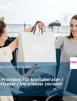 40% - 50% Provision für Mediaberater / Handelsvertreter / Vertriebler (m/w/d) - Rendsburg