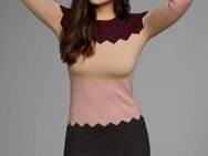 Laura Scott Strickkleid kurzes Kleid, figurbetont, aus Strickstoff, langärmlig