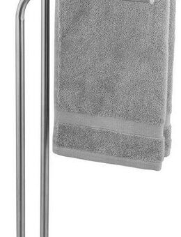 WENKO Handtuchständer Levante, freistehender Handtuchhalter und Kleiderständer, 2 Arme, platzsparend