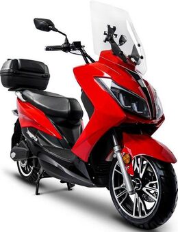 Rolektro E-Motorroller Maximus MX2-45, 2 Akkus, 3000 W, 45 km/h, bis zu 168 km Reichweite, mit integr. Alarmanlage