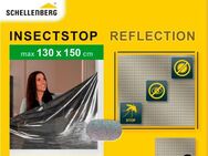 SCHELLENBERG Fliegengitter-Gewebe Reflection, reflektierender Insektenschutz, (Set, 1-St), für Fenster, 130 x 150 cm, anthrazit