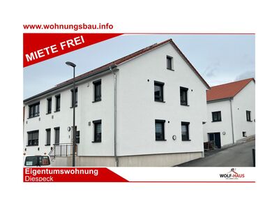 Eigentumswohnung Diespeck Neustadt Aisch incl. Einbauküche und Stellplatz