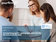 Sozialpädagogen / -pädagogin (m/w/d) für die Schulsozialarbeit - Nürtingen