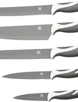 KING Messer-Set (Set, 5-tlg), Mit beschichteten Klingen