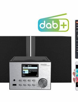 Stereoanlage mit Webradio, DAB , FM, CD, Bluetooth, USB, 60 Watt - Wuppertal