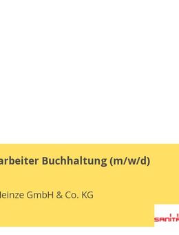 Teilzeitmitarbeiter Buchhaltung m/w/d - Dresden